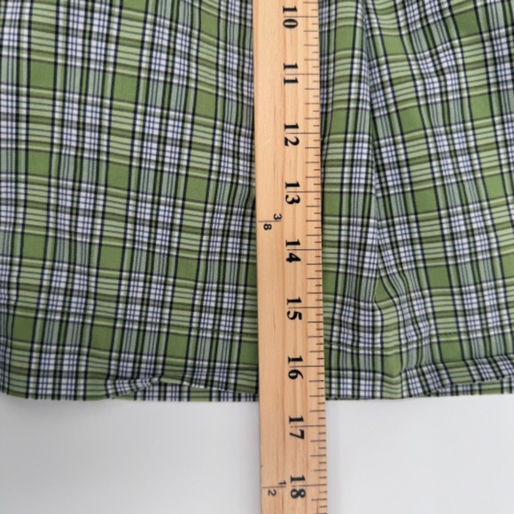 Lole Skort Women 8 Green Plaid Pleated Stretch Tennis Preppy Golf Quick Dry - Picture 13 of 15